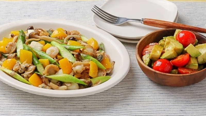 【無料公開】管理栄養士が考案!20分で完成♪アスパラガスを美味しく食べる時短献立